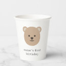 Search for teddy bear paper cups Birthday