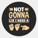 Search for asl alphabet stickers Hearing loss