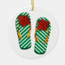 Search for flip flop christmas tree decorations Tropical