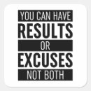 Search for no excuses stickers Motivational