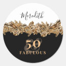 Search for 50th birthday craft supplies Gold