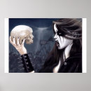 Search for metallic skull posters Black