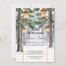 Search for winter trees invitations Elegant modern