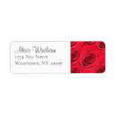 Search for red rose return address labels Modern