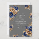 Search for rose gold and grey wedding invitations Watercolor