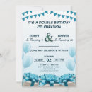 Search for double celebration birthday invitations Simple