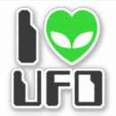 Search for alien humour stickers Paranormal