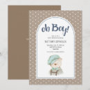 Search for boy teddy bear invitations Vintage