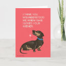 Search for retro dachshund postcards Wiener dog