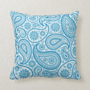 Search for blue and white paisley cushions Floral