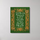 Search for irish canvas prints Blessing