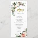 Search for christmas wedding menus Rustic