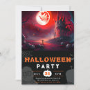 Search for full moon halloween invitations Gothic