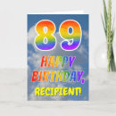 Search for eighty nine cards 89 years old
