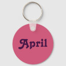Search for april key rings Female