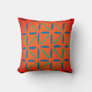 Search for aqua and orange patterns cushions Modern