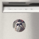 Search for long haired dog magnets Funny