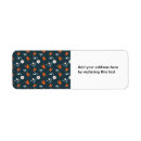 Search for butterfly design return address labels Retro