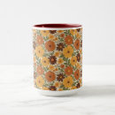 Search for 70s style mugs Colorful