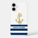 Search for gold anchor iphone cases Navy blue