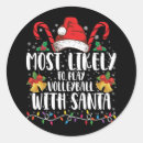 Search for play volleyball stickers Merry christmas