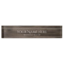 Search for wood grain name plates Desk