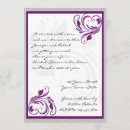 Search for silver floral border invitations Purple