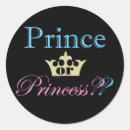 Search for prince or princess stickers Baby shower