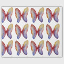 Search for butterflies wrapping paper Orange