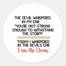 Search for the devil stickers Quote