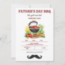 Search for bbq fathers day invitations Moustache