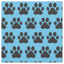 Search for blue dog paw print fabric Cute