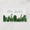 Search for cactus business cards Floral