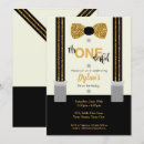 Search for tuxedo birthday invitations Gold
