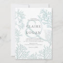 Search for coral reef wedding invitations Nautical