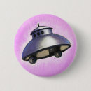 Search for saucers badges Aliens