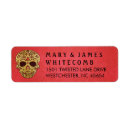Search for skull return address labels Halloween