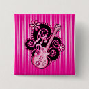 Search for rock music badges Pink
