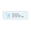 Search for baby carriage return address labels Cute
