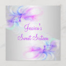Search for abstract sweet 16 invitations Pink