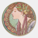 Search for mucha stickers Nouveau