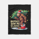 Search for bigfoot blankets Xmas
