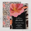 Search for leopard bridal shower invitations Elegant