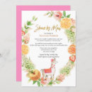 Search for llama fiesta baby shower invitations Floral