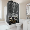 Search for alien shower curtains Universe
