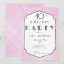 Search for 1920s 40th birthday invitations For her
