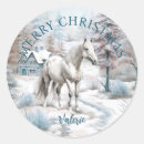 Search for winter horse stickers Merry christmas