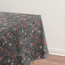 Search for orange floral tablecloths Pattern