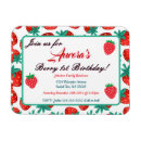 Search for 1st birthday magnets Strawberry party