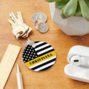 Search for 911 dispatcher key rings Thin yellow line